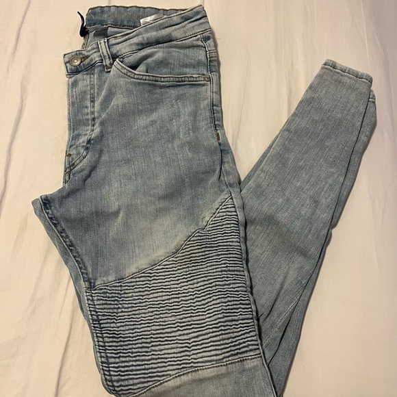 Men’s Denim Biker Jeans - Picture 4 of 10